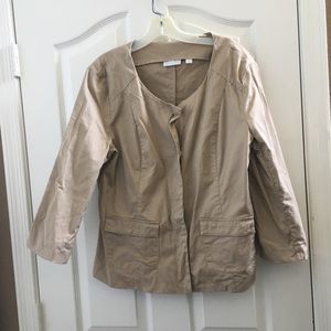 FINAL MARKDOWN NEW York and company khaki jacket xl